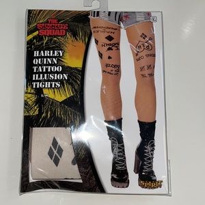 Harley Quinn tattoo illusion tights.
